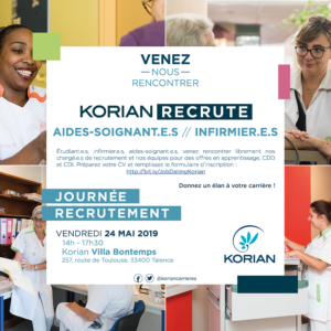 KORIAN RECRUTE !