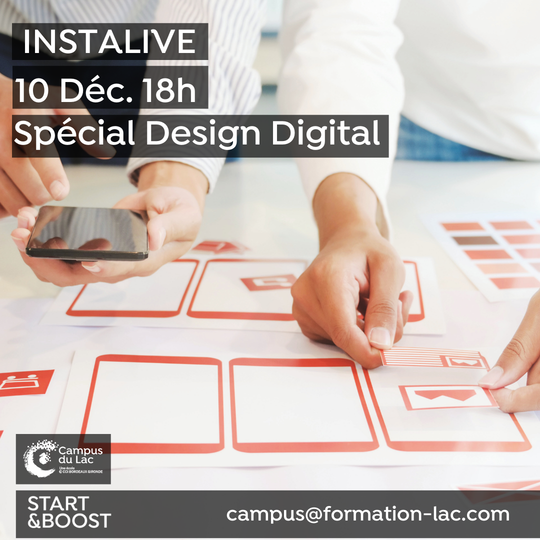 Insta live spécial Design digital - Campus du Lac