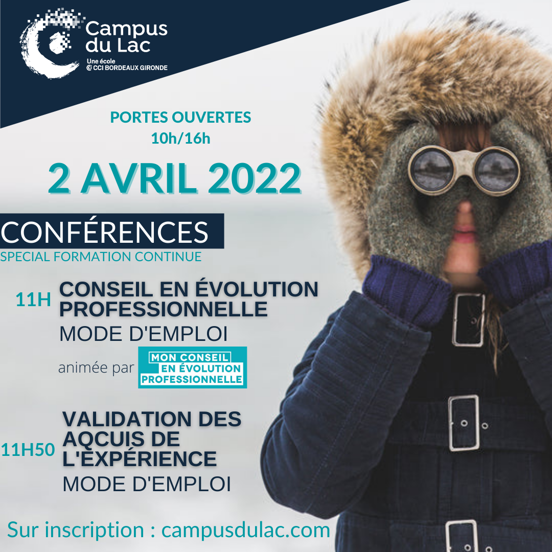 Portes ouvertes Campus du Lac - Conférences