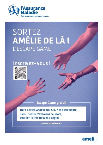 Escape Game CPAM : Emploi & Prévention Santé Jeunes