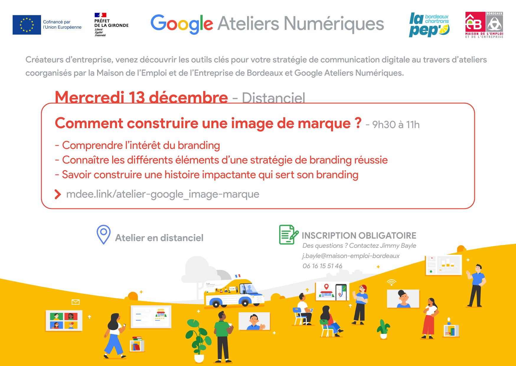 Google Ateliers Numériques Image de marque Maison de l'Emploi de