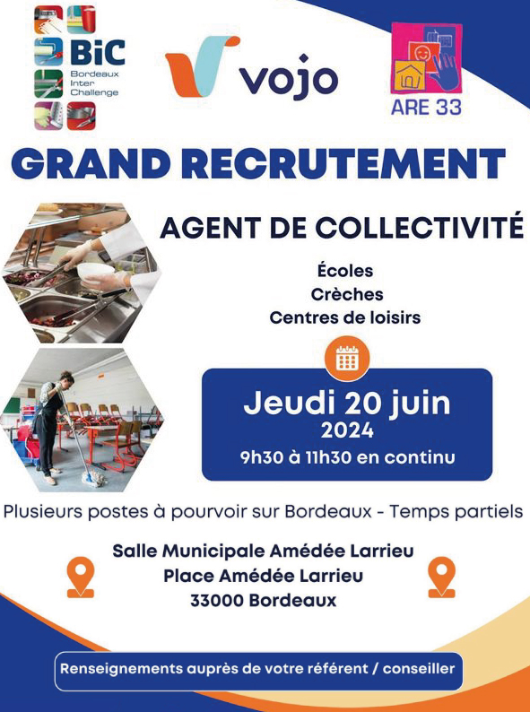 Forum de Recrutement Écoles / VOJO – BIC – ARE33